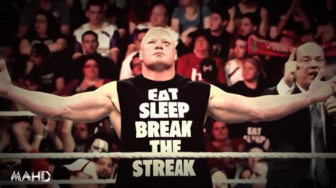 Brock Lesnar Eat Sleep Break The Streak Wallpaper