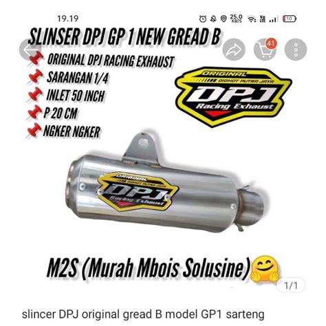 Jual Silincer Dpj Original Type Gp1 Terlaris Shopee Indonesia