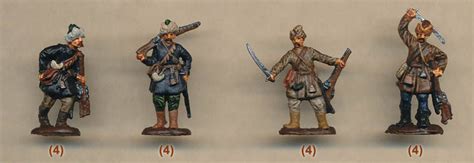 Plastic Soldier Review Redbox Ukrainian Cossack Infantry Set 3