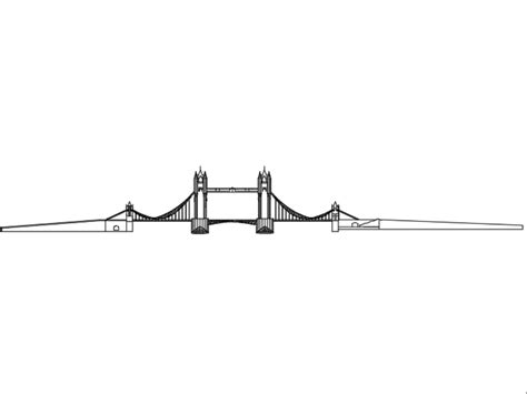 2d Bridge In Autocad Download Cad Free 17344 Kb Bibliocad