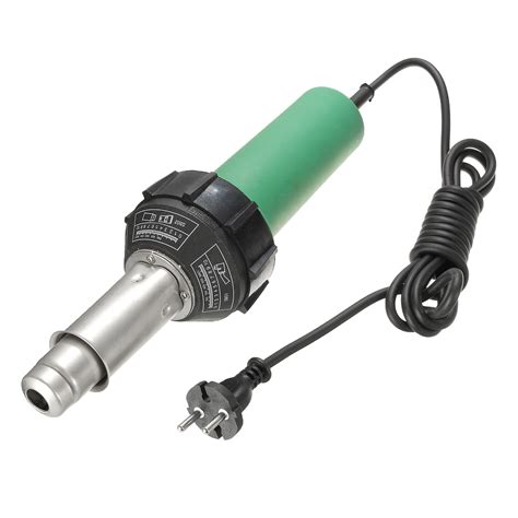 1500W Plastic Welding Hot Air Gun With 2Pcs Speed Welding Nozzle And Extra HE Rod Welding