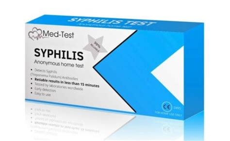 Syphilis Home Test Fast Results For Male And Female Sti Test Std