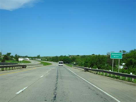 North Dakota Interstate 94 Westbound Cross Country Roads