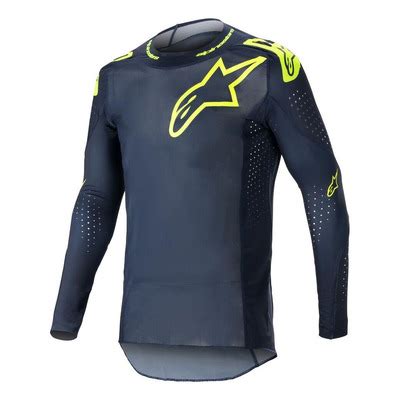 Maillot Cross Alpinestars Supertech Foster Blanc Noir Rouge