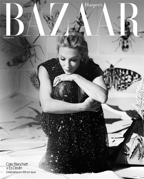 Cate Blanchett Covers Harpers Bazaar Uk November By Kristian