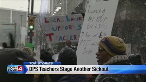 Dps Teachers Stage Another Massive Sick Out