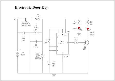 Garage Door Opener Circuit Schematic Diagram Jaguar Xj40 W