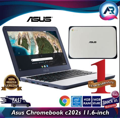 Asus Chromebook C202sa Ys02 11 6 Inch Intel Celeron 4gb Ram 16gb Ssd Emmc Wifi W Cam 11 6