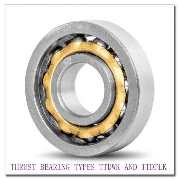 THRUST BEARING TYPES TTDWK AND TTDFLK