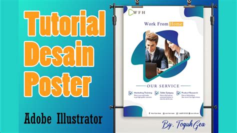 Tutorial Membuat Poster Di Adobe Illustrator Youtube