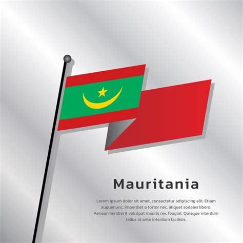 Premium Vector Illustration Of Mauritania Flag Template