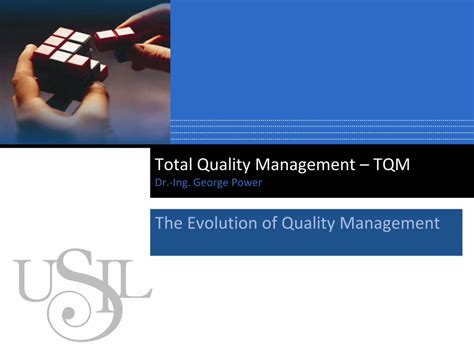 Pdf Total Quality Management Tqm Pe Quality