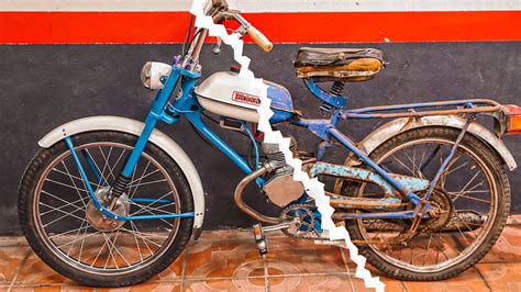 Повне ВІДНОВЛЕННЯ старого МОПЕДА з мого дитинства - YouTube