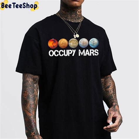 Elon Musk Occupy Mars Trending Unisex T Shirt Beeteeshop