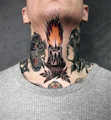 50 Traditional Neck Tattoos For Men 2024 Inspiration Guide Hals