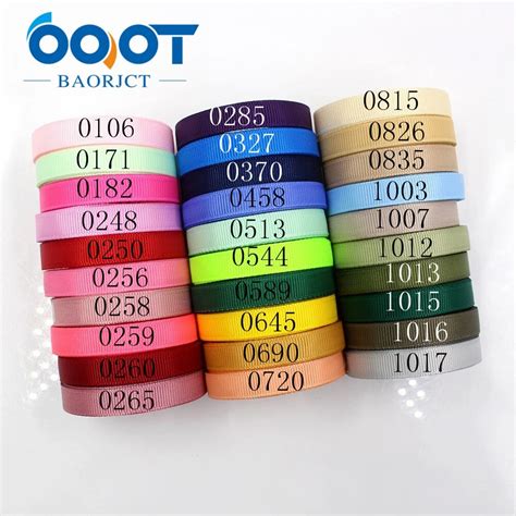 Ooot Baorjct 181010 L10mm 210mm 10yards Solid Color Ribbons Thermal