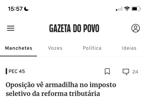 Gazeta do Povo lança nova funcionalidade no app o modo escuro