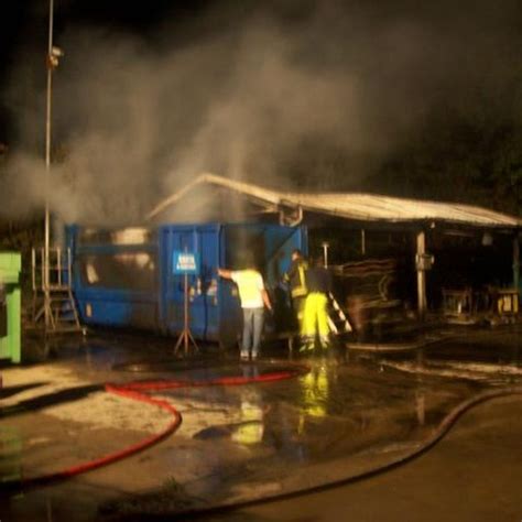 Cologno Incendio Doloso Alla Stazione Ecologica Cronaca