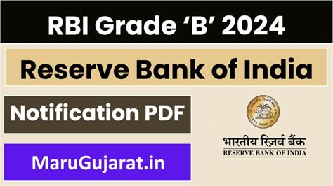 Rbi Grade B Recruitment 2024 Notification Exam Date Qualification