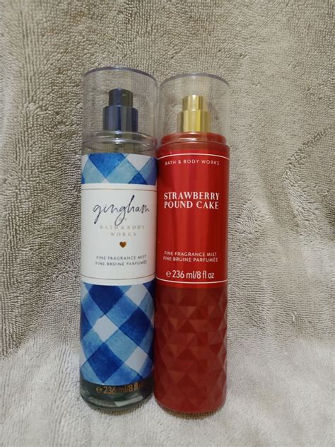 Bath And Body Works Gingham And Strawberry Pound Cake Freebie J Parfum