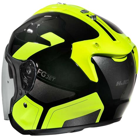 Casque Moto Jet Hjc Fg Jet Epen Mc H Noir Mat Jaune Fluo Vente En Ligne