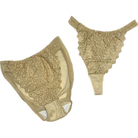 Victoria S Secret Intimates Sleepwear Vintage S Victorias Secret Nude Lace High Cut