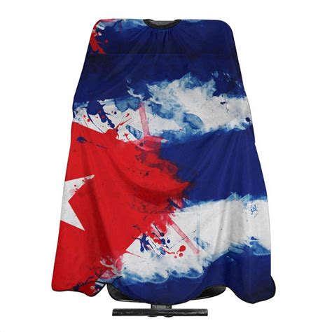 Buy Cuba Cuban Art Flag Hair Salon Cape Haircut Apron Barber Cape Hair