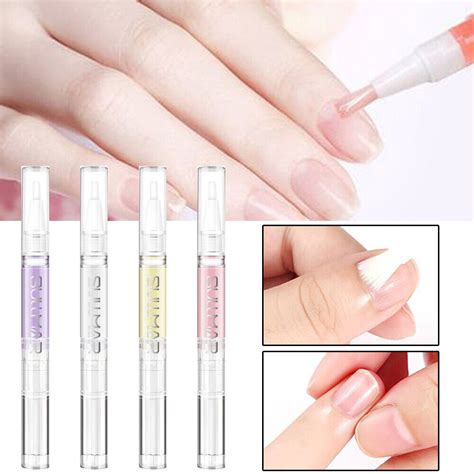 Mix Sabor Cutícula Revitalizador Aceite Pluma Manicura Cuidado Seco d