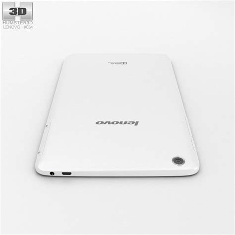Lenovo Tab A8 White 3D model - Download Tablet on 3DModels.org