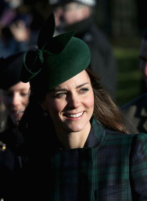 Kate Middleton Christmas Day Service At Sandringham December 25