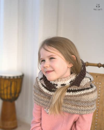 Ravelry Reed Fox Hooded Cowl Pattern By Muki Crafts