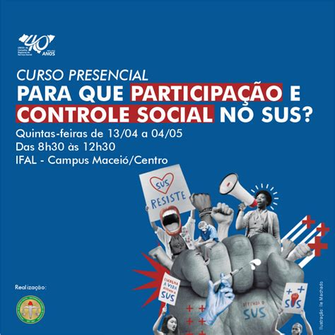 Cress Curso Sobre Participação E Controle Social No Sus Será