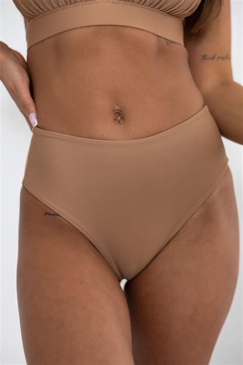 High Waist D Stroju K Pielowego Nude Bodya Eu