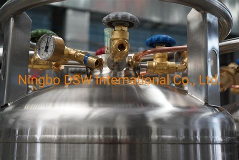 Dura Series Welded Insulated Cryogenic Liquid Gas Cylinder Dewar Tank Dewar Tank And Small