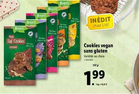 Promo Cookies Vegan Sans Gluten Chez Lidl