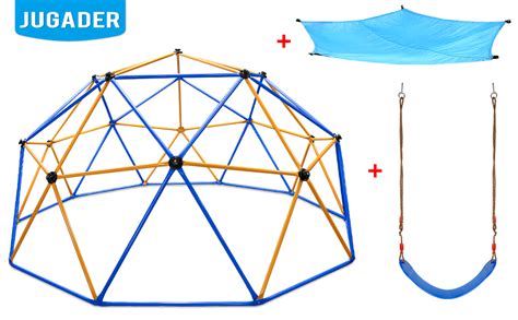 Amazon Jugader Upgraded 10FT Climbing Dome With Canopy And Swing