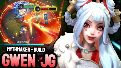 Gwen Mythmaker Rank Gameplay S Rated New Skin Build And Runes Gwen Wild Rift Youtube