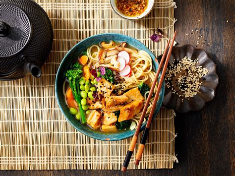 Vegansk miso ramen japansk suppe Hälsans Kök