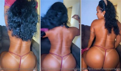 Rosiane Pinheiro Famosa Do Onlyfans Exibindo O Bumbum Usando Uma