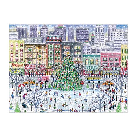 Michael Storrings Christmas In The City Piece Puzzle Madder Aka