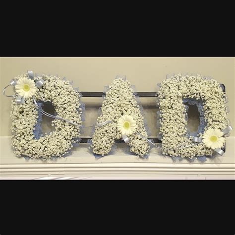 Gypsophila Letter Buy Online Or Call 01952 503436