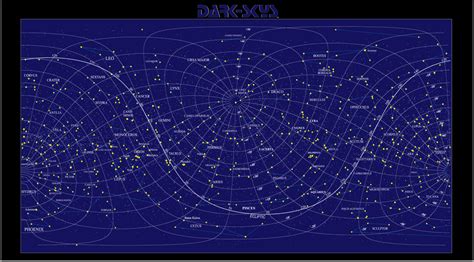 Nasa Constellation Maps Star