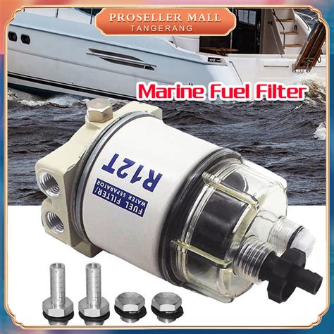 Jual R12T Marine Fuel Filter Water Separator Pemisah Air Filter Bahan