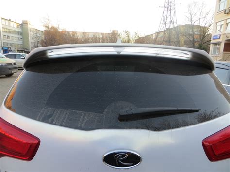 Спойлер на КИА СПОРТЕЙДЖ!) — KIA Sportage (3G), 2 л, 2014 года | тюнинг ...