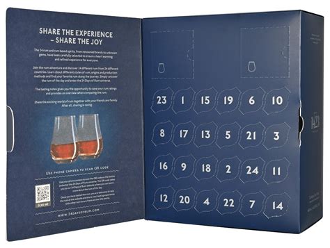 24 Days Of Rum Rum Adventskalender Blue Edition Premium Rum De