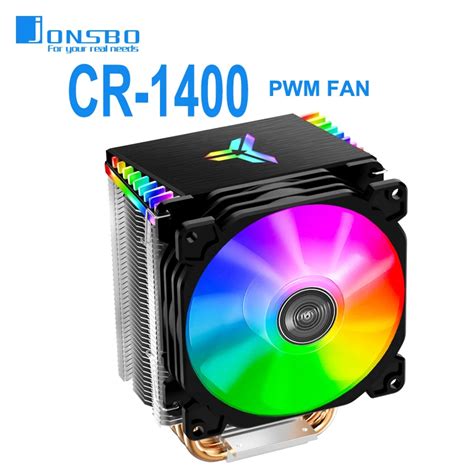 Jonsbo Cr Cpu Cooling Fan Cm Pwm Pin Led Cm Pin V Argb Fan