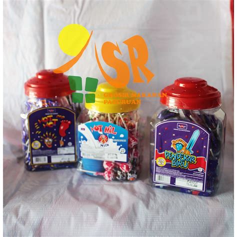 Jual Permen Legendaris Hot Hot Pop Pendekar Biru Hot Milk Bronson