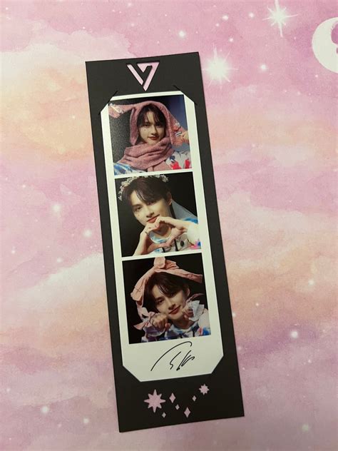 Seventeen Jun Photo Booth Strip Svt Unofficial Fanmade Etsy