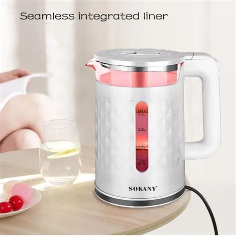 Электрический чайник Sokany SK-1028 с подсветкой - Aveopt - оптова ...