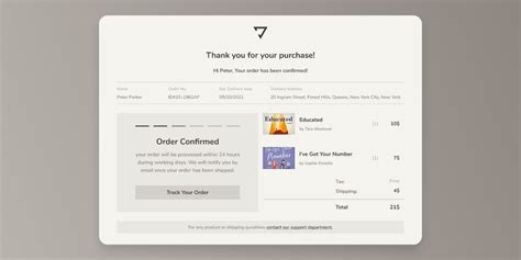 Dailyui Email Receipt Figma